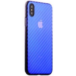 Чехол-накладка пластиковый J-case Colorful Fashion Series 0.5mm для iPhone XS/ X (5.8") Фиолетовый оттенок
