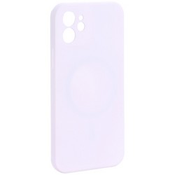 Чехол-накладка силиконовая J-case Creative Case Liquid Silica Magic Magnetic для iPhone 12 (6.1") Белый