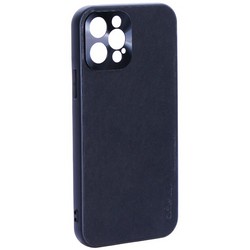 Чехол-накладка пластиковая GKS Design Creative Case с силиконовыми бортами для iPhone 12 Pro (6.1") Черный