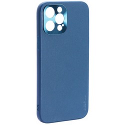 Чехол-накладка пластиковая GKS Design Creative Case с силиконовыми бортами для iPhone 12 Pro Max (6.7") Зеленый