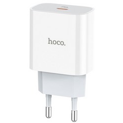 Адаптер питания Hoco C76A Speed source PD+QC 3.0 charger (USB-C: 5V max 3.0A/20Вт) Белый