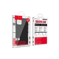Чехол силиконовый Hoco Fascination Series ультратонкий для iPhone 12 Pro Max (6.7") Черный