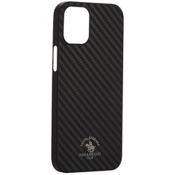 Накладка карбоновая Club Carbon Series для iPhone 12 mini (5.4") Черная