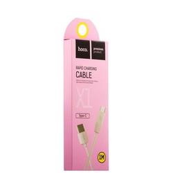 USB дата-кабель Hoco X1 Rapid USB Type-C (1.0 м) Белый