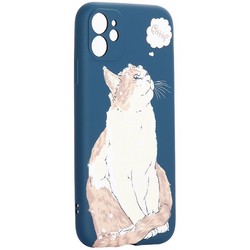 Чехол-накладка силикон MItriFON для iPhone 11 (6.1") 0.8мм с флуоресцентным рисунком AW J66