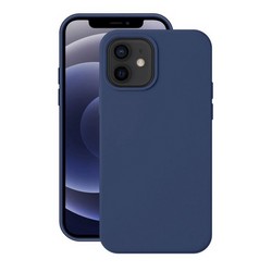 Чехол-накладка силикон Deppa Liquid Silicone Pro Case с поддержкой Magsafe D-870097 для iPhone 12/ 12 Pro (6.1") Синий
