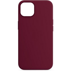 Накладка силиконовая MItrifON для iPhone 13 Pro (6.1") без логотипа Maroon Бордовый №52