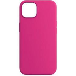 Накладка силиконовая MItrifON для iPhone 13 (6.1") без логотипа Bright pink Ярко-розовый №47
