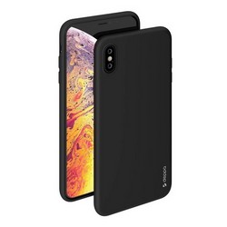 Чехол-накладка силикон Deppa Gel Color Case TPU D-85355 для iPhone XS Max (6.5") 0.8мм Черный