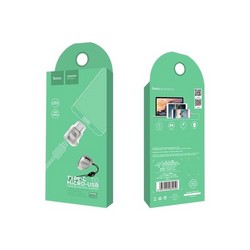 Адаптер Hoco UA8 Converter Type-C/ MicroUSB Серебряный