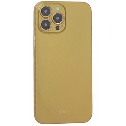 Чехол-накладка карбоновая K-Doo Air Carbon 0.45мм для Iphone 13 Pro Max (6.7") Золотая