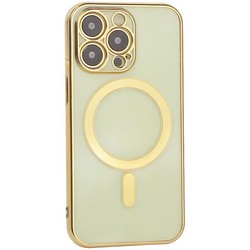 Чехол-накладка силиконовая J-case Magsafe Series для iPhone 13 Pro (6.1") Золотой