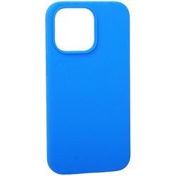 Накладка силиконовая MItrifON для iPhone 13 Pro (6.1") без логотипа Sapphire Синий №3