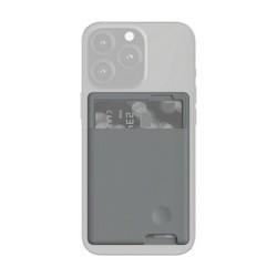Чехол силиконовый Deppa для смартфонов с функцией держателя карт D-4733 Серый