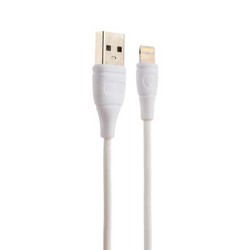 USB дата-кабель Aspor АC-02 8-pin Lightning (1.2m) круглый 2.1A Белый