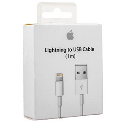 Дата-кабель USB для LIGHTNING TO USB CABLE (1.0 м) в коробке ААА