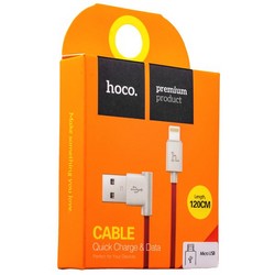 USB дата-кабель Hoco UPM10 L Shape MicroUSB Cable (1.2 м) Красный