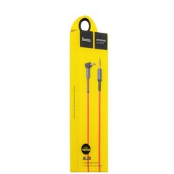 Кабель Hoco UPA02 AUX Spring Audio Cable 3.5mm (1.0 м) Red Красный