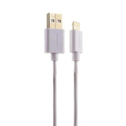 USB дата-кабель Deppa D-72120 витой 8-pin Lightning 1.5м Белый