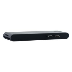 Переходник Baseus Thunderbolt C+Pro 7в1 (CAHUB-L0G) Type-C to USB3.0x2/ HDMI/ Thunder3/ Lan/ SD/ MicroSD для MacBook Графитовый