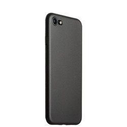Чехол-накладка супертонкая для iPhone SE (2020г.)/ 8/ 7 (4.7) 0.3mm пластик в техпаке Черный матовый