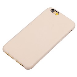 Чехол-накладка кожаная Leather Case для iPhone 6s/ 6 (4.7) Soft Pink - Бледно-розовый