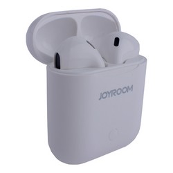 Bluetooth-гарнитура Joyroom (JR-T03) Wireless Earbuds стерео 350mAh с зарядным устройством и чехлом в комплекте Белый