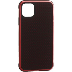 Чехол-накладка противоударная KZDOO Hera (Metal+TPU+PC) для Iphone 11 Pro Max (6.5") Красно-черный