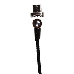 Дата-кабель USB Hoco S8 Magnetic charging data cable for MicroUSB (1.2м) (2.4A) Черный