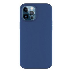 Чехол-накладка силикон Deppa Soft Silicone Case D-87771 для iPhone 12 Pro Max (6.7") Синий
