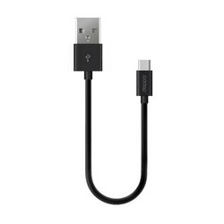 Дата-кабель USB Deppa D-72314 USB A - Type-C (USB 2.0/ 2.4А) 3м Черный