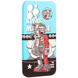 Чехол-накладка силикон MItriFON для iPhone 12 Pro Max (6.7") 0.8мм с флуоресцентным рисунком AW J85