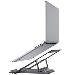 Держатель настольный Hoco Excellent alloy folding computer Stand (PH37) для компьютеров Серый