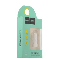 Разделитель автомобильный Hoco Z2 Single-port Car Charger (USB: 5V & 1.5A) Белый