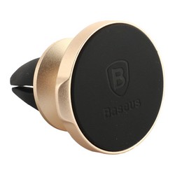 Автомобильный держатель Baseus Small Ears Series Magnetic suction Bracket магнитный универсальный в решетку SUER-A0V Золотой