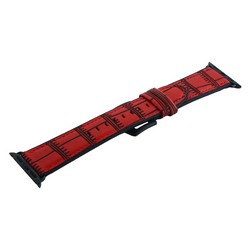 Ремешок кожаный COTECi W37 Fashion Leather (WH5262-RD) для Apple Watch 40мм/ 38мм Красный