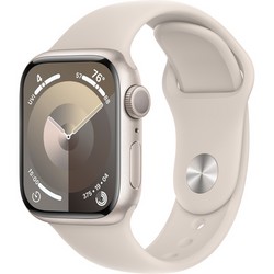 Apple Watch Series 9 GPS 41mm S/M/L Starlight Aluminium (сияющая звезда)