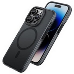 Чехол пластиковый Hoco AS2 Lord magnetic protective case для iPhone 15 Pro (6.1") 1.5mm Черный