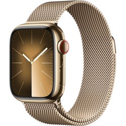 Apple Watch Series 9 GPS + Cellular 41mm Gold Stainless Steel Milanese Loop (золото)