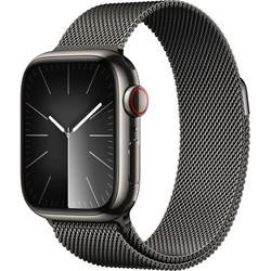 Apple Watch Series 9 GPS + Cellular 41mm Graphite Stainless Steel Milanese Loop (графит)