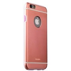 Накладка металлическая iBacks Ares Armour Aluminum Case для iPhone 6s Plus/ 6 Plus (5.5) (ip60285) Rose Gold