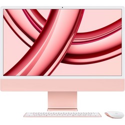 Apple iMac 24" Retina 4,5K 2023 MQRT3 (Apple M3, 10-Core GPU, 8 Гб, 256 Гб SSD, розовый)