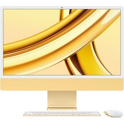 Apple iMac 24" Retina 4,5K 2023 MQRL3 (Apple M3, 10-Core GPU, 8 Гб, 256 Гб SSD, желтый)
