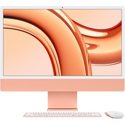 Apple iMac 24" Retina 4,5K 2023 MQRX3 (Apple M3, 10-Core GPU, 8 Гб, 256 Гб SSD, оранжевый)