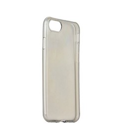 Чехол силиконовый для iPhone 8 Plus/ 7 Plus (5.5) уплотненный в техпаке (прозрачно-чёрный)