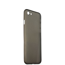 Чехол-накладка супертонкая для iPhone SE (2020г.)/ 8/ 7 (4.7) 0.3mm пластик в техпаке Черный матовый