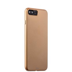 Чехол-накладка пластик Soft touch Deppa Air Case D-83275 для iPhone 8 Plus/ 7 Plus (5.5) 1мм Золотистый