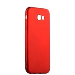 Чехол-накладка силиконовый J-case Delicate Series Matt 0.5mm для Samsung Galaxy A7 (2017) Красный