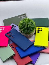 Чехол силиконовый Silicon Cover для Samsung S23 Ultra красный