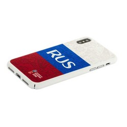 Чехол-накладка PC Deppa D-103941 ЧМ по футболу FIFA™ Flag Russia для iPhone XS/ X (5.8")